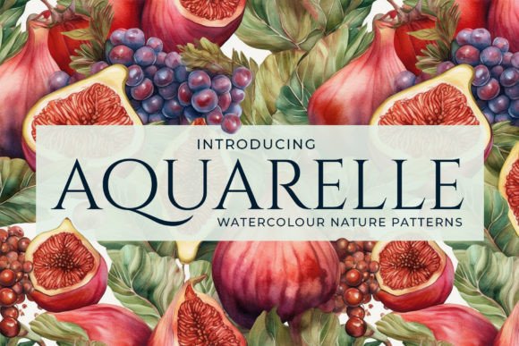 Download Aquarelle - Seamless Watercolour Plants - Plant Collection