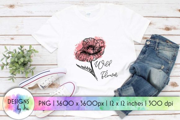 Download Wild Flower Sublimation | Red Poppy - Sublimation Collection