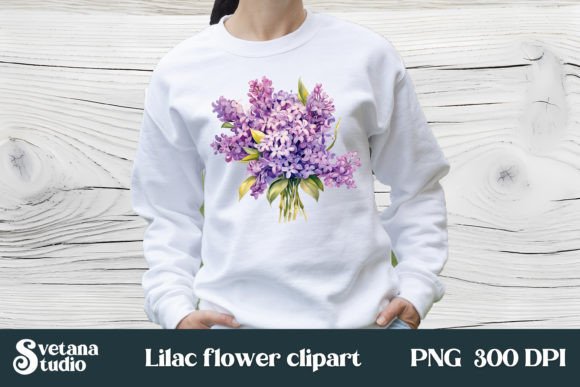 Download Flower Lilac Clipart PNG Design - Lilac clipart Collection