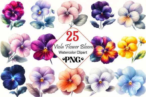 Download Viola Flower Bloom Sublimation Clipart - Sublimation Collection