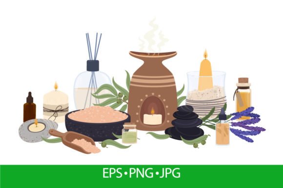 Download Aromatherapy Elements for Relaxation - Premium Resources