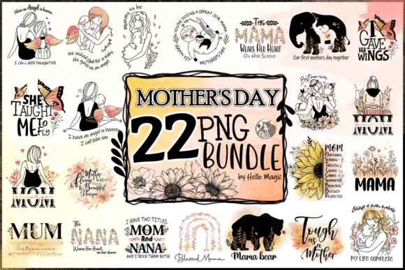 Download Mother's Day PNG Bundle - Premium Resources