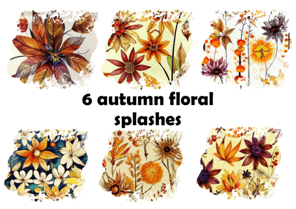 Download Autumn Flowers Sublimation Background - Sublimation Collection