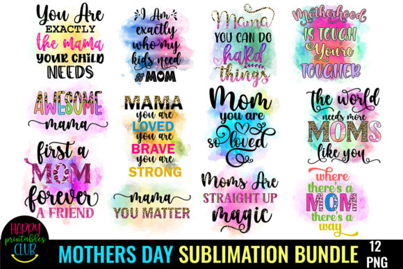 Download Mother's Day Sublimation Bundle - Sublimation Collection