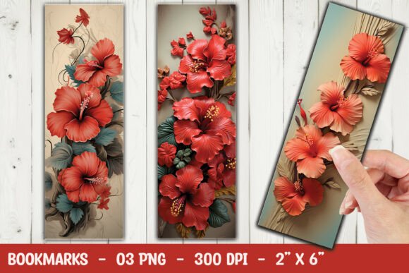 Download Red Poppy Flower Bookmark Sublimation - Sublimation Collection