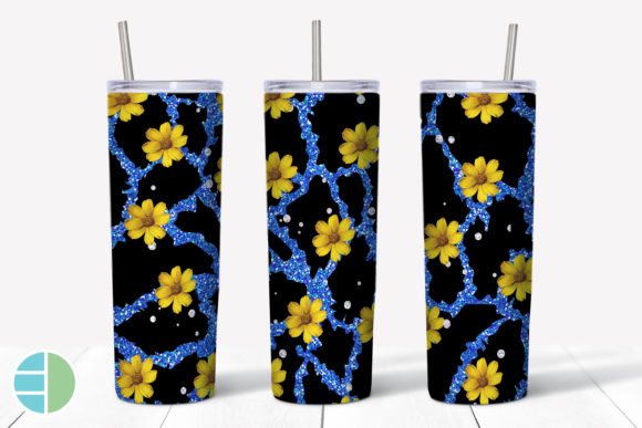 Download Skinny Tumbler Sublimation Yellow Flower - Sublimation Collection