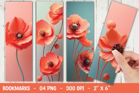 Download Red Poppy Flower Bookmark Sublimation - Sublimation Collection