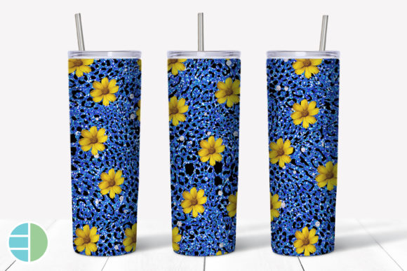 Download Skinny Tumbler Sublimation Yellow Flower - Sublimation Collection