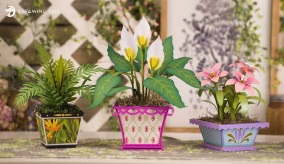 Download Pretty Potted Plants SVG Bundle - Plant Collection