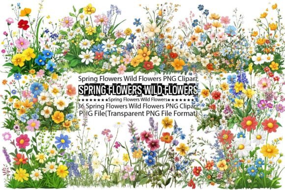 Download Spring Flowers Wild Flowers Sublimation - Sublimation Collection