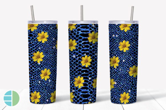 Download Skinny Tumbler Sublimation Yellow Flower - Sublimation Collection