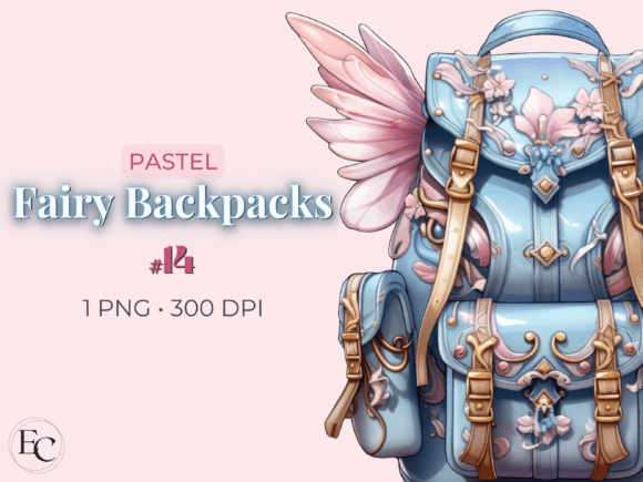 Download Pastel Flower Fairy Backpack Sublimation - Sublimation Collection