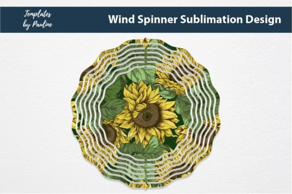 Download Yellow Flower Wind Spinner Sublimation - Sublimation Collection