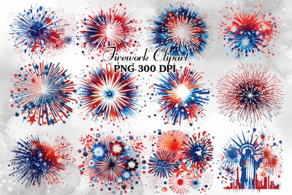 Download Fireworks Sublimation Clipart Bundle - Sublimation Collection