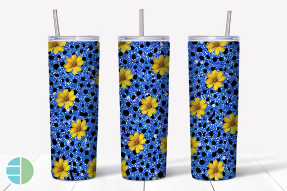 Download Skinny Tumbler Sublimation Yellow Flower - Sublimation Collection