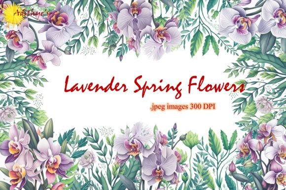 Download Lavender Spring Flowers - Sublimation - Sublimation Collection
