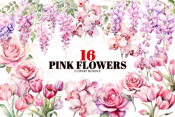Download Watercolor Flowers Sublimation Clipart - Sublimation Collection