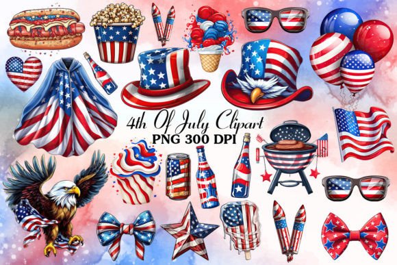 Download 4th of July Sublimation Clipart Bundle - Sublimation Collection