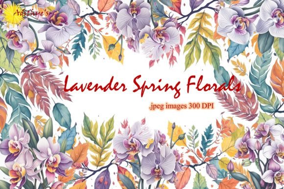 Download Lavender Spring Flowers - Sublimation - Sublimation Collection